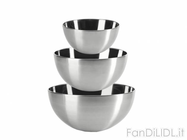 Set ciotole Ernesto, prezzo 9.99 &#8364; 
3 pezzi 
- &Oslash; 19 /24 / 29 ...