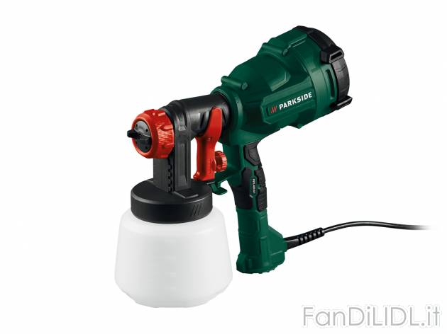 Pistola a spruzzo elettrica Parkside, prezzo 29.99 € 
- 3 tipi di spruzzo regolabili ...