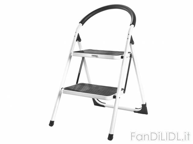 Scala a 2 gradini Parkside, prezzo 19.99 € 
- Con scalini antiscivolo
- Antiribaltamento
- ...