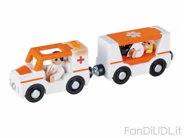 Set veicoli di emergenza per gioco pista in legno , prezzo 9,99 &#8364; per ...