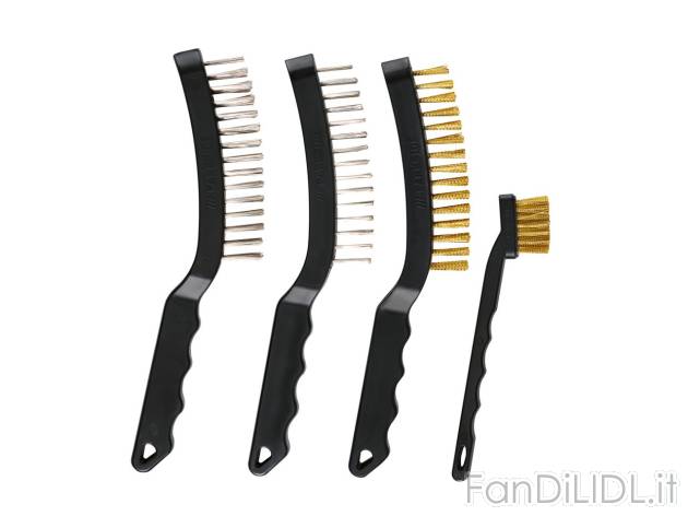 Set spazzole metalliche , prezzo 4.99 EUR