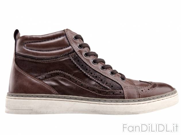 Sneaker alta casual uomo Livergy, prezzo 17,99 &#8364; per Al paio 
- Misure: ...