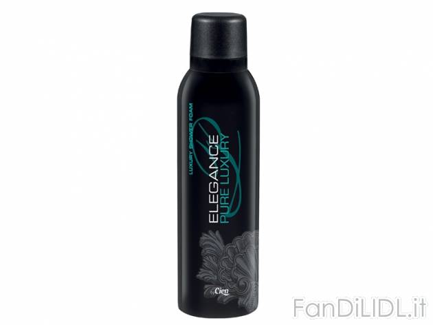 Mousse docciaschiuma , prezzo 1,79 &#8364; per 200-ml, 1 L=8,95 € EUR.