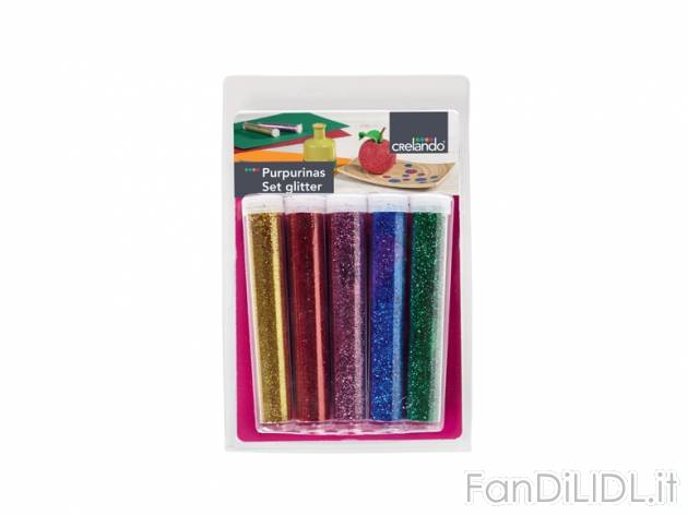 Set bricolage con glitter , prezzo 3,99 &#8364; per Al set 
- A scelta fra ...