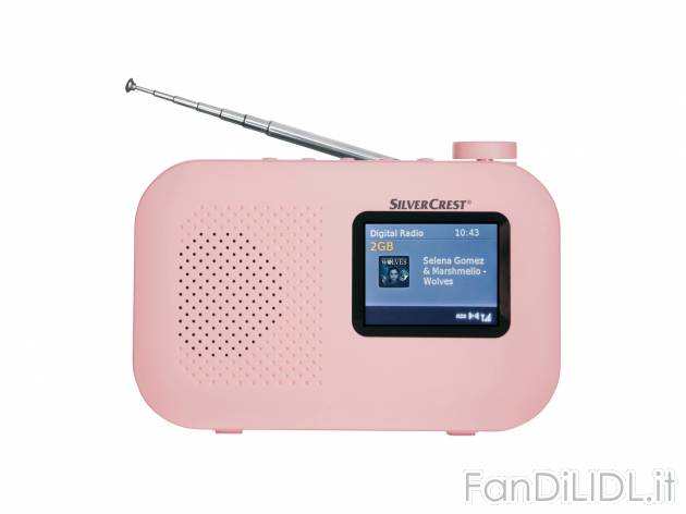 Radio DAB+ con display a colori Silvercrest, prezzo 39.99 € 
- 60 spazi di memorizzazione ...