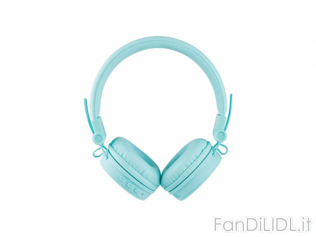 Cuffie stereo Bluetooth Silvercrest, prezzo 17.99 € 
- Funzione vivavoce e microfono ...