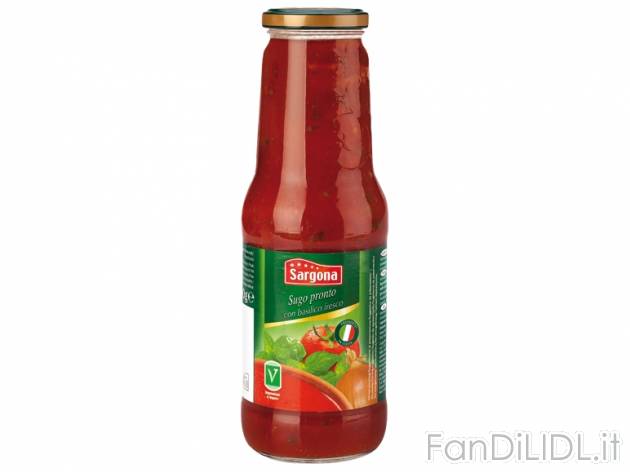 Sugo pomodoro con basilico fresco , prezzo 0,79 &#8364; per 700 g, € 1,13/kg EUR.