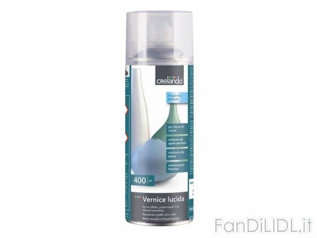 Vernice spray , prezzo 3,99 &#8364; per Alla confezione 
A scelta tra: 
- ...