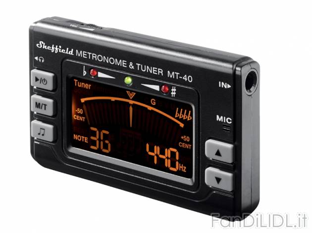 Accordatore-metronomo 3 in 1 