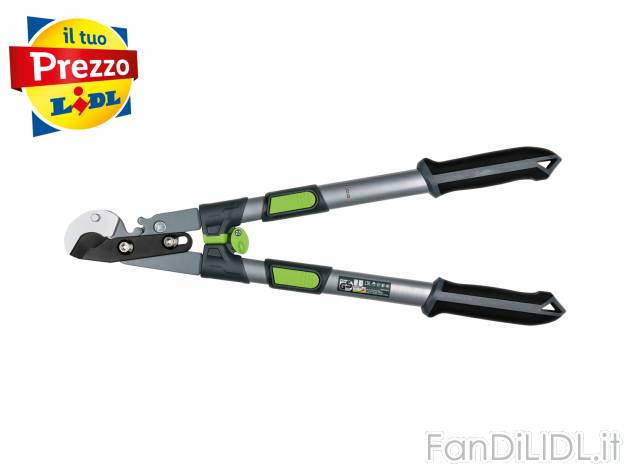 Tagliarami telescopico Parkside, prezzo 7.99 &#8364; 
- Manici telescopici regolabili ...