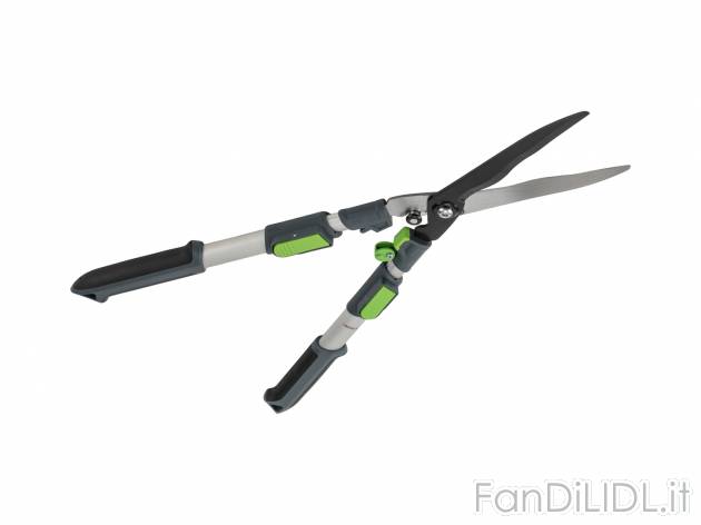 Tagliasiepi telescopico Parkside, prezzo 9.99 &#8364; 
- Lama superiore con ...