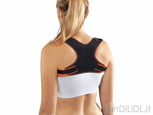 Correttore posturale Sensiplast, prezzo 9.99 € 
Cinghia di supporto per schiena:
- ...