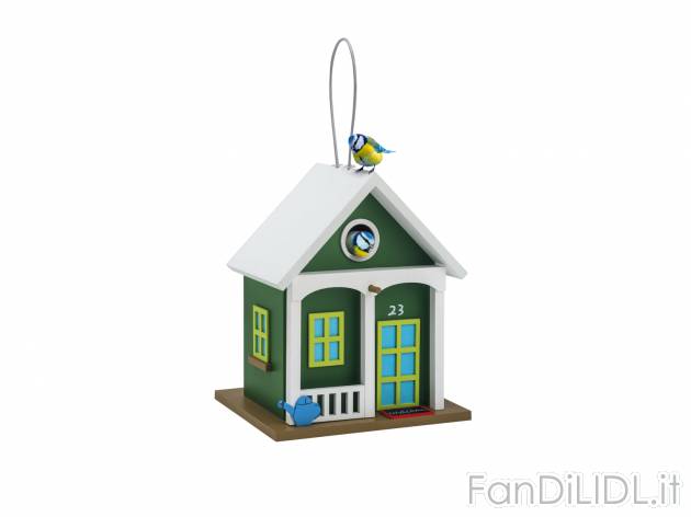 Casetta per uccelli Florabest, prezzo 9.99 &#8364; 
- Nastrino in acciaio per ...
