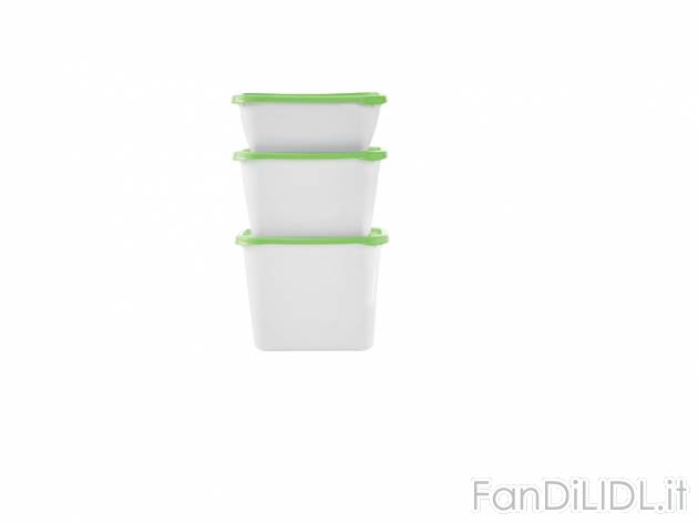 Set contenitori salvafreschezza Ernesto, prezzo 2,49 &#8364; per Al set 
- ...