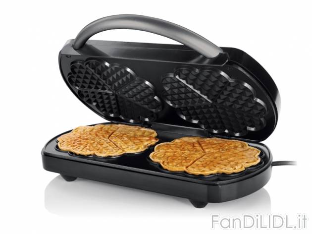 Piastra doppia per waffel , prezzo 19,99 &#8364; per Alla confezione 
- Piastra ...
