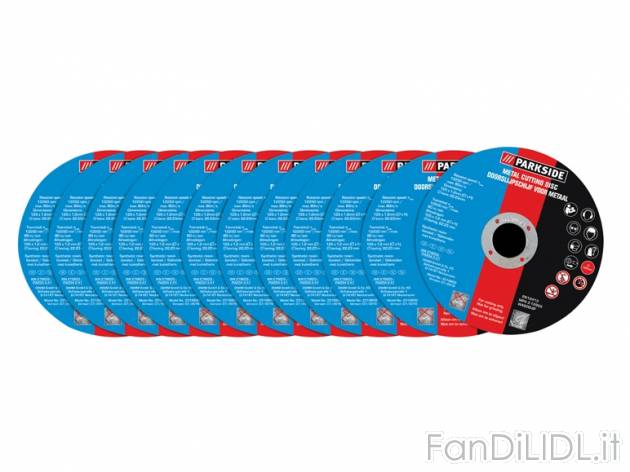 Set accessori per smerigliatrice angolare Parkside, prezzo 4,99 &#8364; per ...