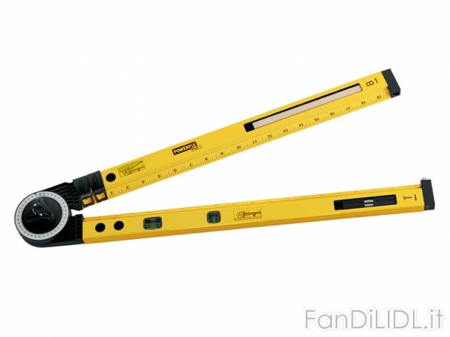 Goniometro con livella Powerfix, prezzo 9,99 &#8364; per Alla confezione 
- ...