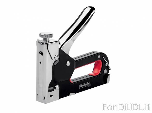 Set pistola sparapunti Powerfix, prezzo 7,99 &#8364; per Al set 
- Con regolazione ...