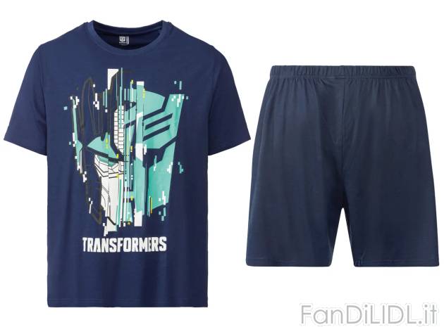 Pigiama corto da uomo Transformers, , prezzo 9.99 EUR