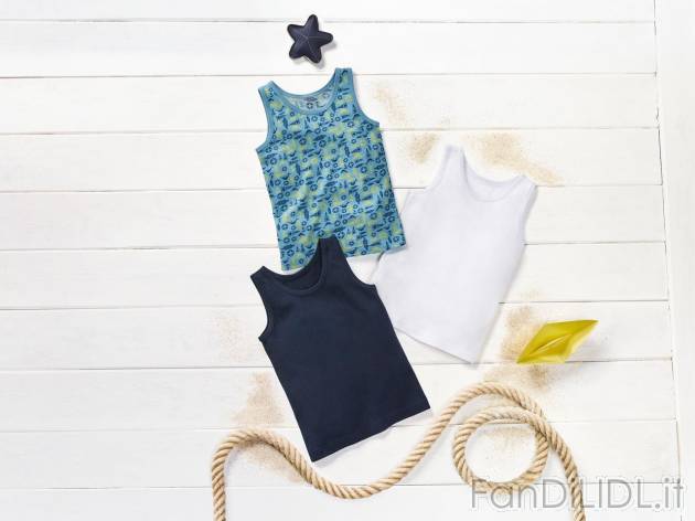 Canotta da bambino in cotone biologico , prezzo 5.99 EUR 
Canotta da bambino in ...
