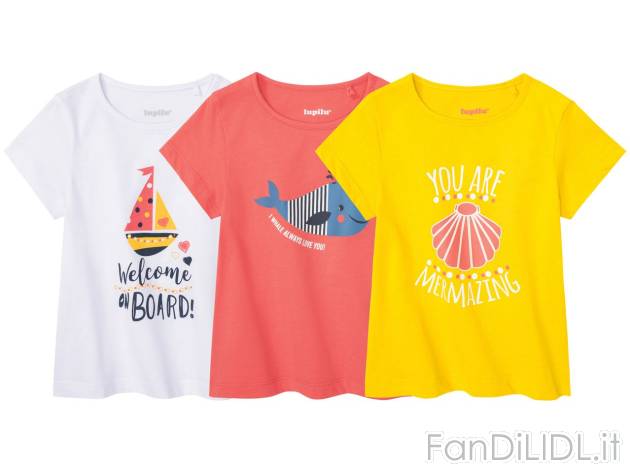 T-shirt da bambina , prezzo 5.99 EUR 
T-shirt da bambina 3 pezzi - Misure: 1-6 ...