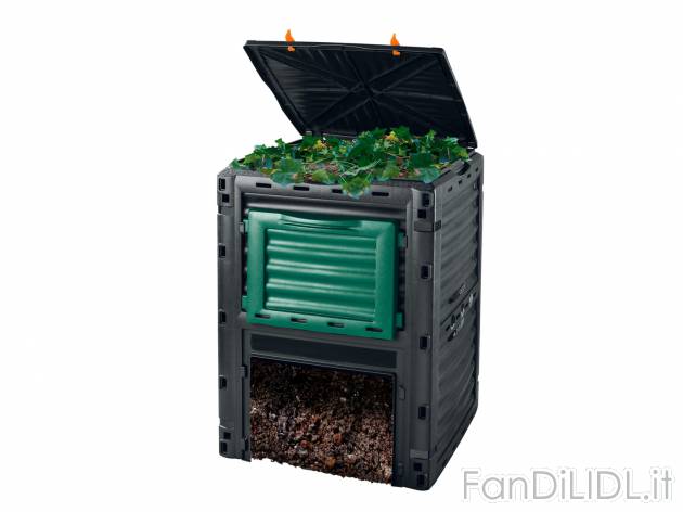 Contenitore per compostaggio Parkside, prezzo 24.99 &#8364; 
300 L 
- Coperchio ...
