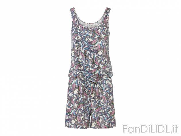 Tuta intera corta da donna , prezzo 7.99 EUR