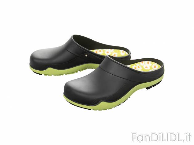 Clogs da giardino per donna Florabest, prezzo 4.99 &#8364; 
Misure: 36-41
Taglie ...