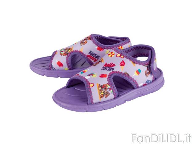 Sandali da bambina Paw Patrol, My Little , prezzo 7.99 EUR 
Sandali da bambina &quot;Paw ...