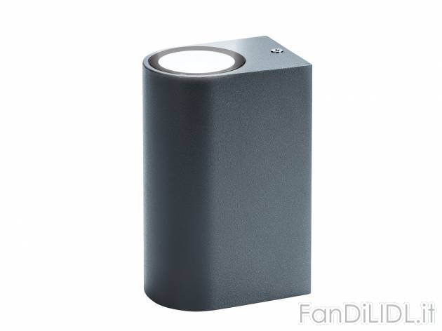 Lampada da parete per esterni Livarno Lux, prezzo 9.99 € 
- 2 lampadine a LED ...