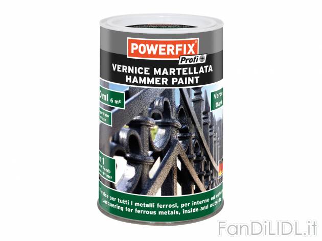 Vernice per ferro battuto, per ferro zincato o per basculanti garage Powerfix, prezzo ...