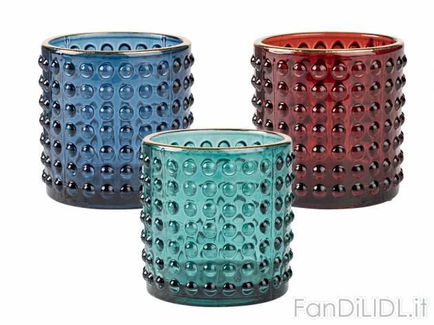 Portalumino di vetro Melinera, prezzo 3.99 €  
1 o 3 pezzi
Caratteristiche