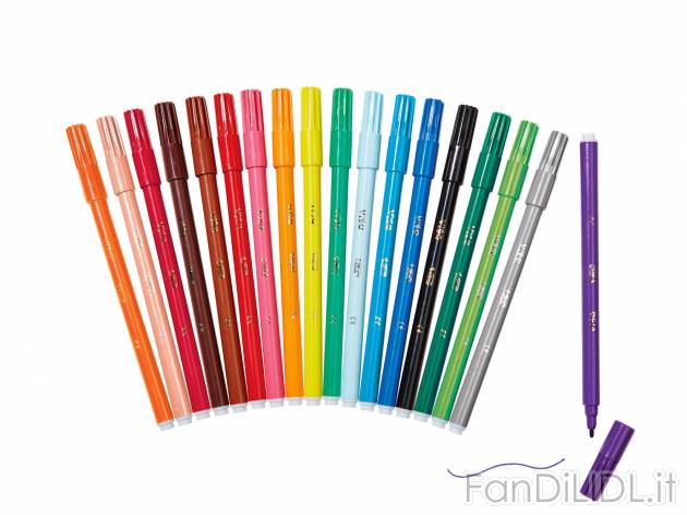 Matite colorate o pennarelli , prezzo 1.99 &#8364; per Alla confezione 
-  18 pezzi