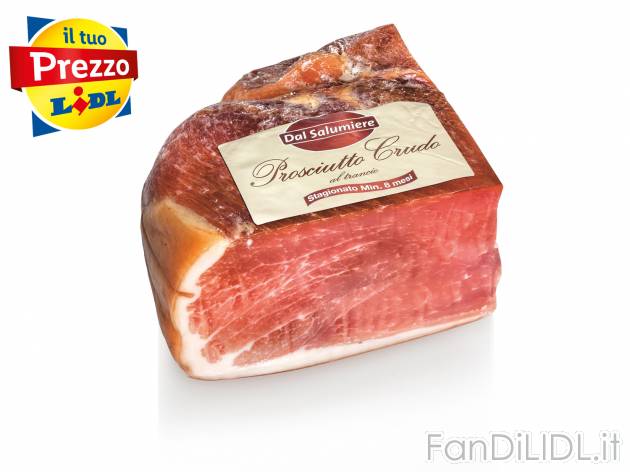 Prosciutto crudo al trancio Prodotto-in-italia Dal Salumiere, prezzo 5.79 € 
Sconto ...