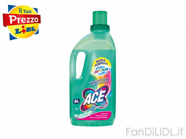 Gentile candeggina Ace Oxy-Color, prezzo 2.59 €