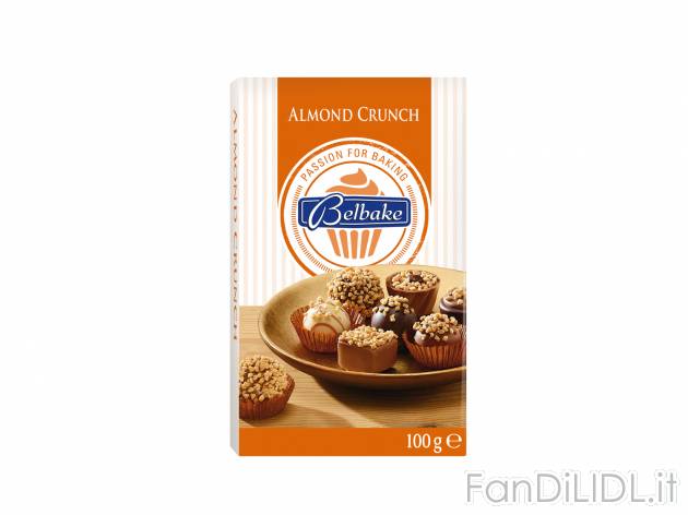Granella di mandorle o di nocciole , prezzo 0.99 €  
-  Per decorare dolci e biscotti