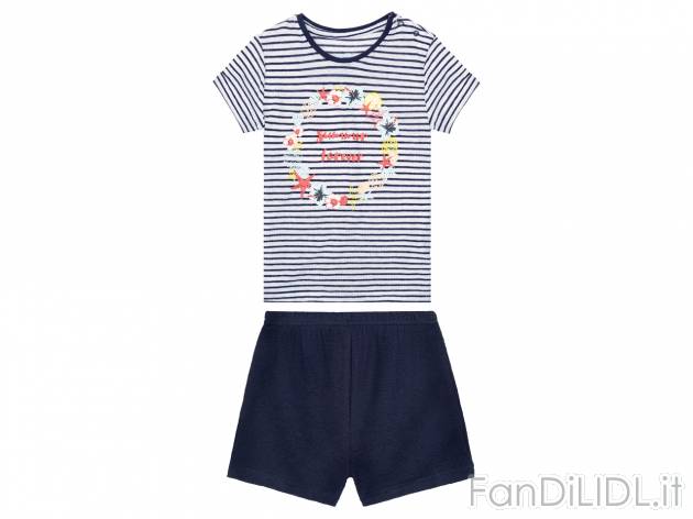 Pigiama corto da bambina , prezzo 5.99 EUR 
Pigiama corto da bambina Misure: 1-6 ...