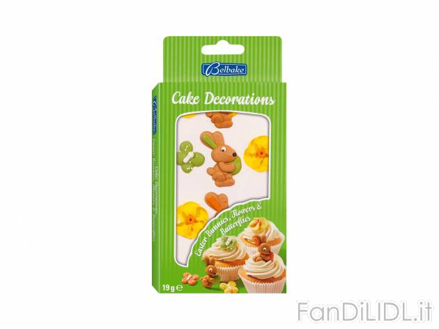 Decorazioni di zucchero , prezzo 1.49 €  
-  In diversi colori e forme