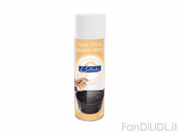 Staccante alimentare spray universale , prezzo 2.19 €  
-  Per teglie e stampi