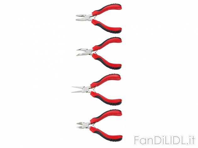 Pinze per meccanica di precisione, 4 pezzi Powerfix, prezzo 5,99 &#8364; per ...