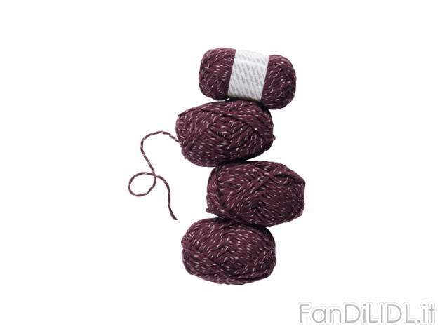 Filo per lavoro a maglia 4x50g , prezzo 7,99 &#8364; per Alla confezione 
- ...