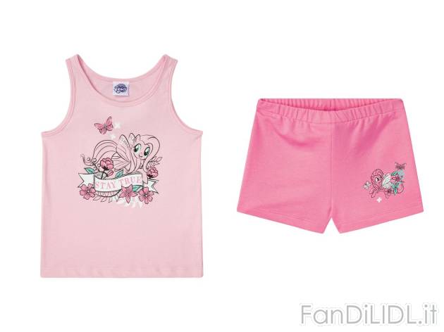Completo top e pantaloncini da bambina , prezzo 7.99 EUR