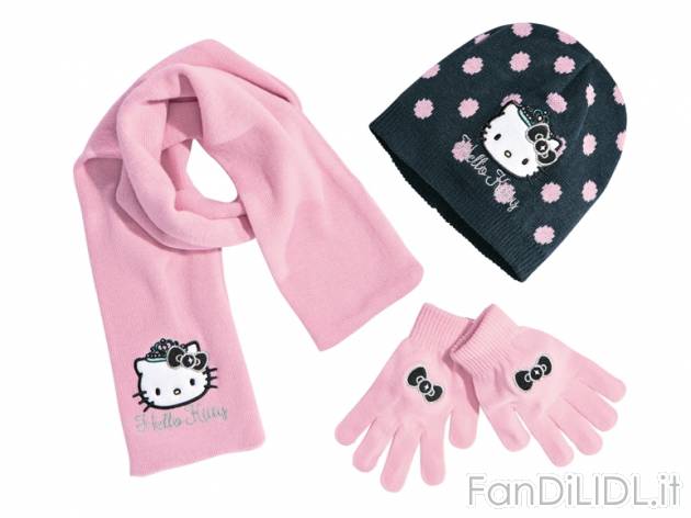 Set cappello, guanti, sciarpa da bambina , prezzo 7,99 &#8364; per Al set 
- ...
