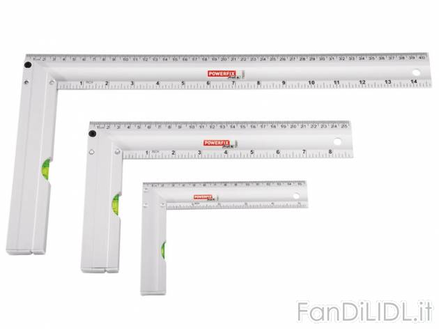 Set squadre da falegname, 3 pezzi Powerfix, prezzo 6,99 &#8364; per Alla confezione ...
