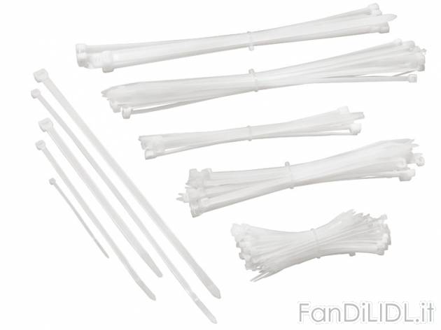 Set fascette fermacavo, 250 pezzi Powerfix, prezzo 2,99 &#8364; per Alla confezione ...