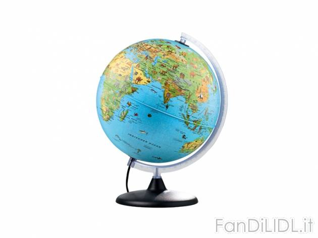 Mappamondo luminoso Melinera, prezzo 16,99 &#8364; per Alla confezione 
- A ...