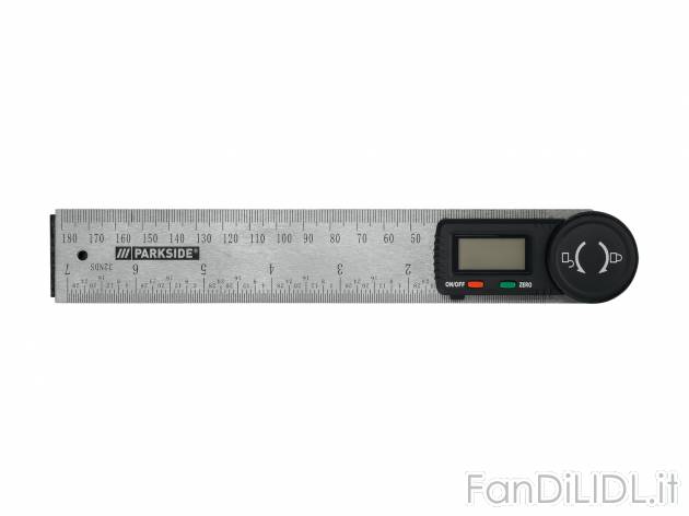 Calibro o goniometro digitale Parkside, prezzo 9.99 € 
- Inclusa custodia rigida ...