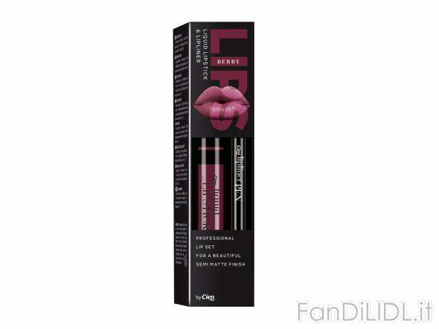 Set rossetti liquidi , prezzo 3.49 €