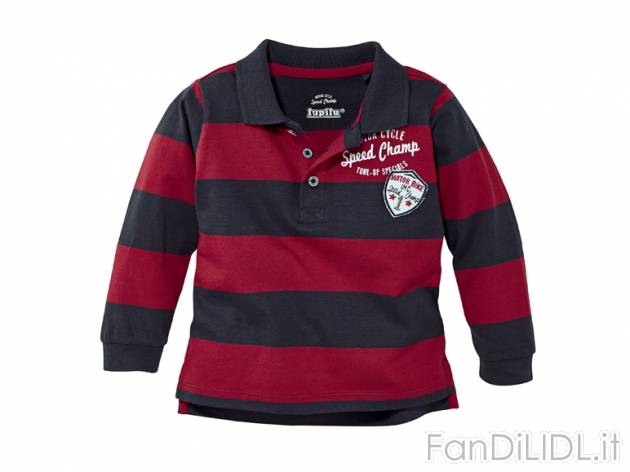 Polo a maniche lunghe da bambino Lupilu, prezzo 4,99 &#8364; per Alla confezione ...
