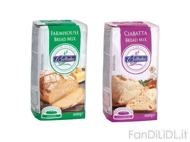 Preparato per pane , prezzo 1.15 &#8364;  
-  Ciabatta o rustico